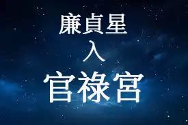 現代武職|廉貞星在官祿宮/事業宮